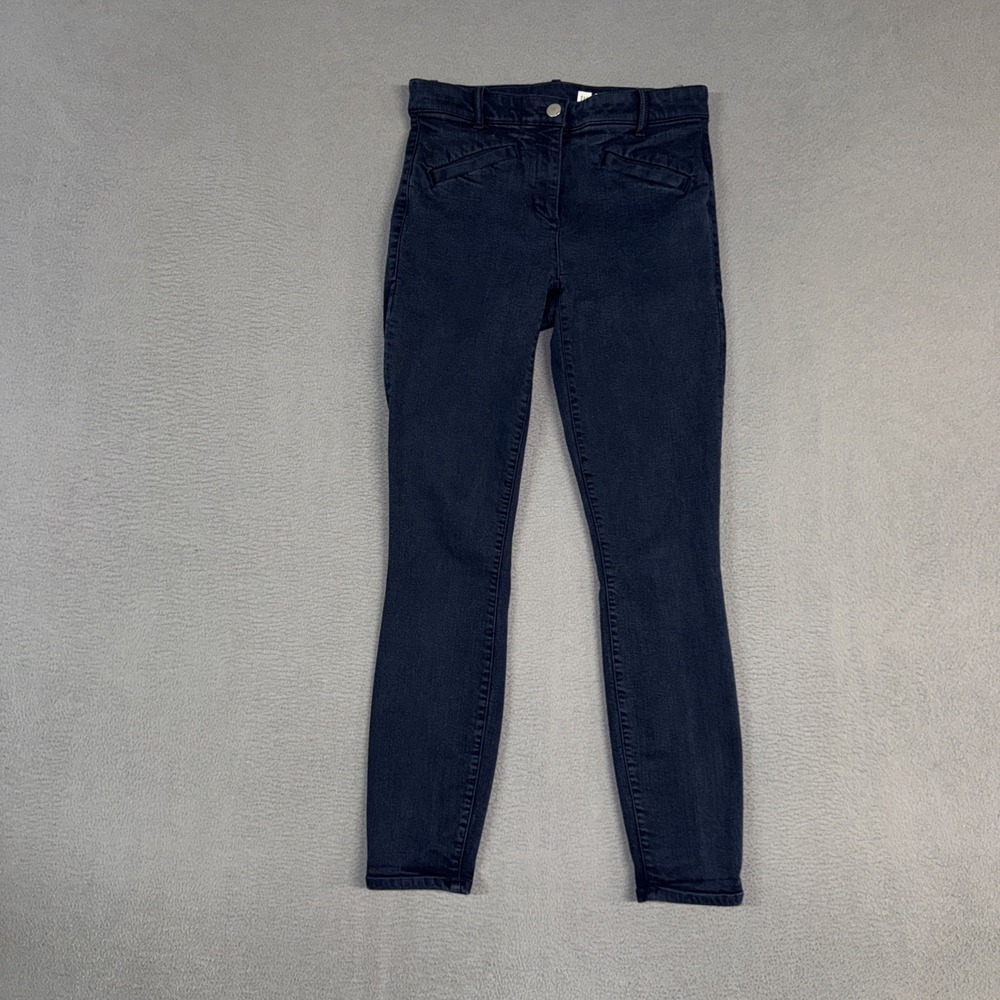 Gap Jeans Womens 2 Navy Blue Modern Skinny Ankle Stretch Denim Cotton Blend